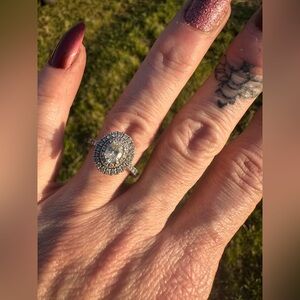 Stunning 1.25 carat lab grown diamond 14k gold engagement ring 💎